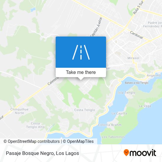 Mapa de Pasaje Bosque Negro