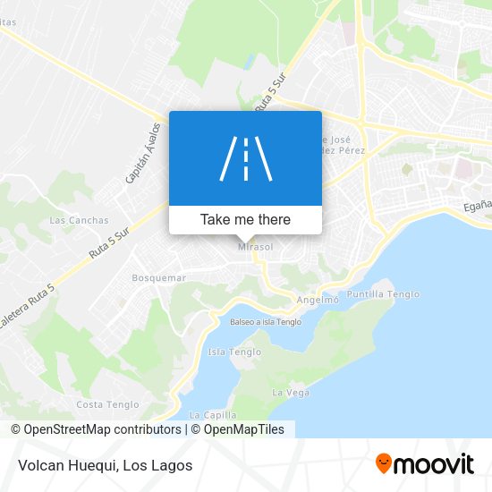 Mapa de Volcan Huequi
