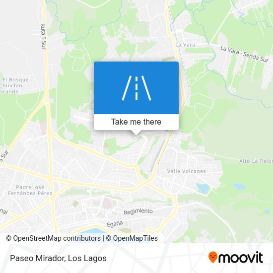 Mapa de Paseo Mirador