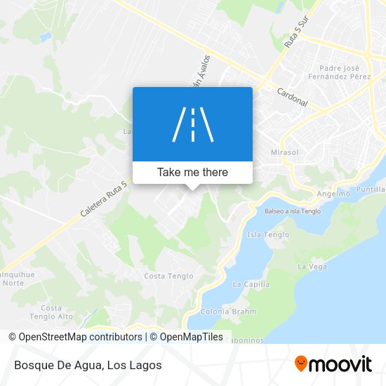 Mapa de Bosque De Agua