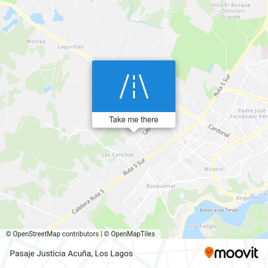 Pasaje Justicia Acuña map