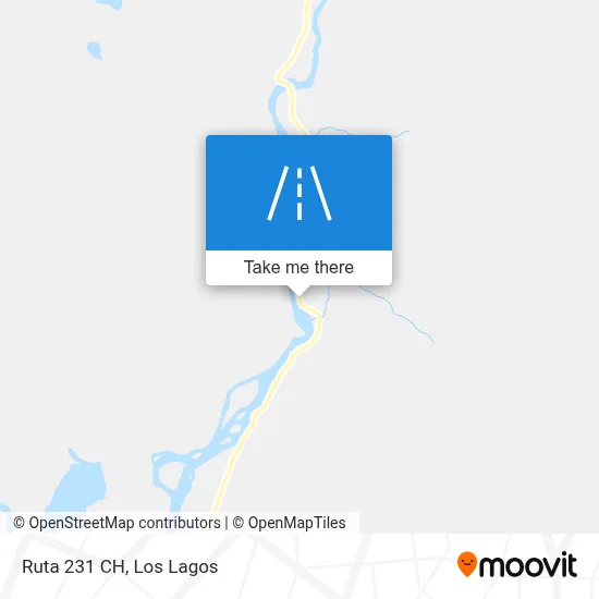 Ruta 231 CH map
