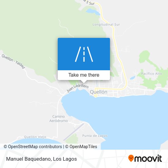 Mapa de Manuel Baquedano