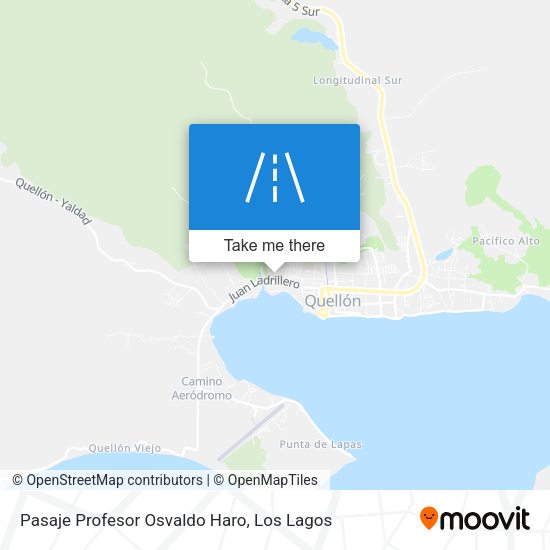 Mapa de Pasaje Profesor Osvaldo Haro