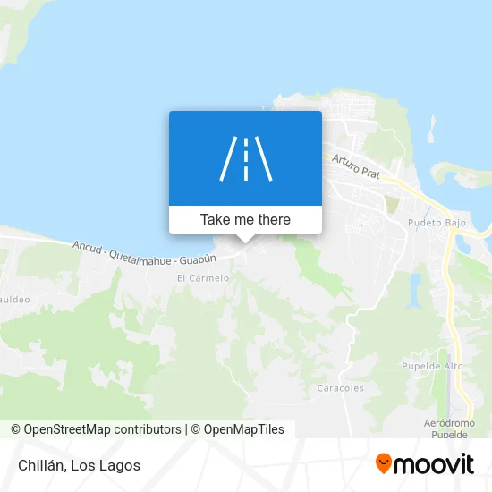 Mapa de Chillán