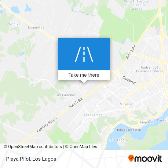 Mapa de Playa Pilol