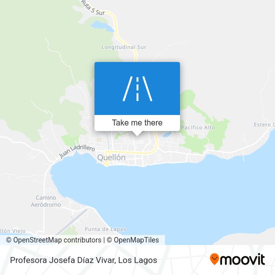 Profesora Josefa Díaz Vivar map