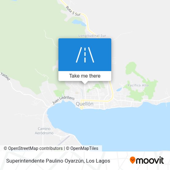 Mapa de Superintendente Paulino Oyarzún