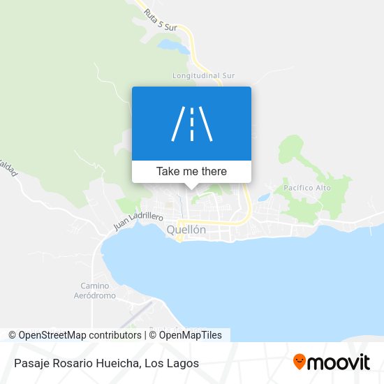 Pasaje Rosario Hueicha map