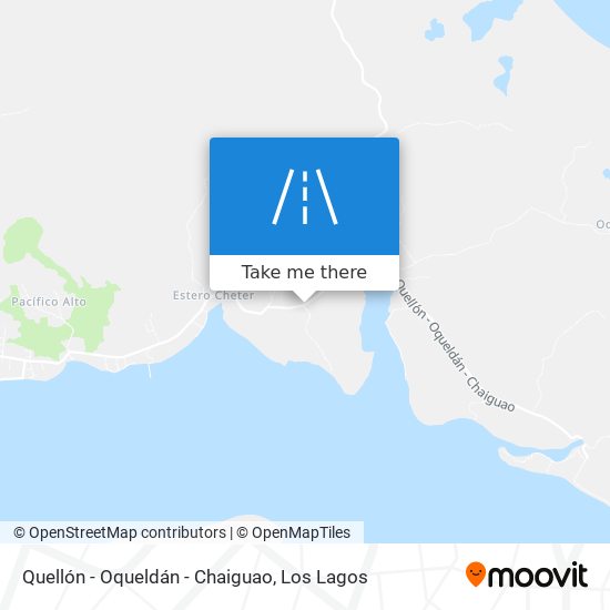 Quellón - Oqueldán - Chaiguao map