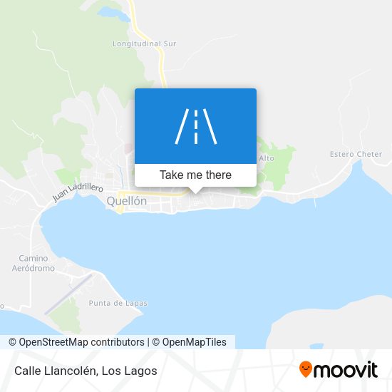 Calle Llancolén map