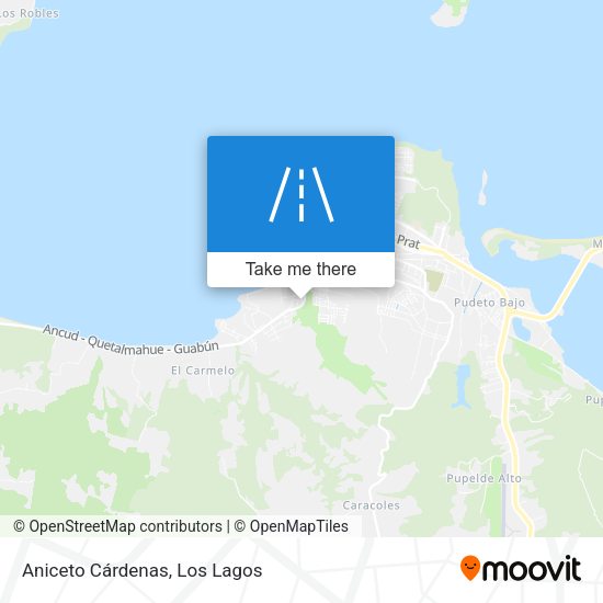 Aniceto Cárdenas map