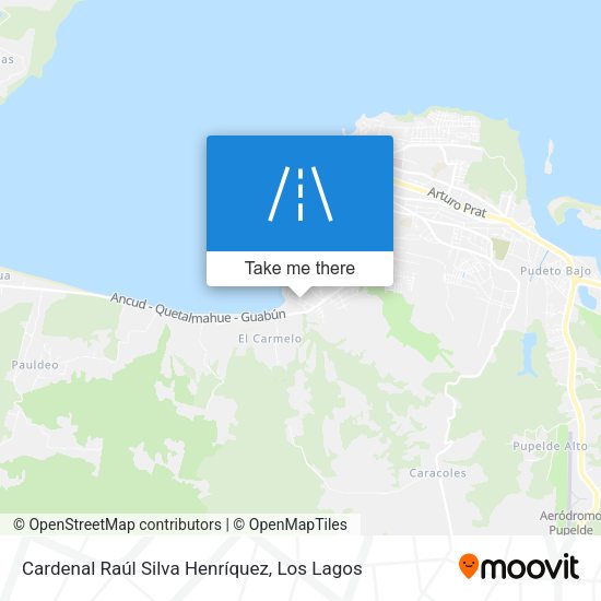 Cardenal Raúl Silva Henríquez map