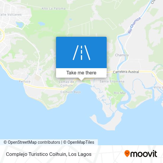 Complejo Turistico Coihuin map