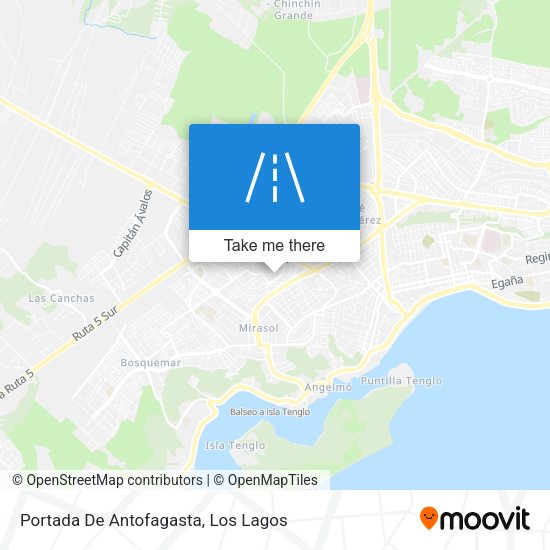 Portada De Antofagasta map