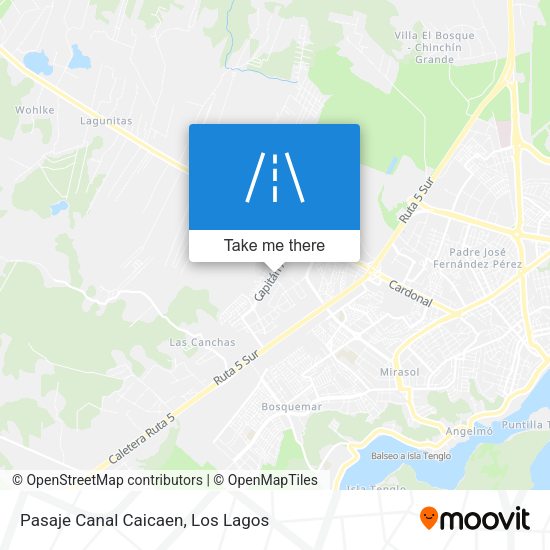 Pasaje Canal Caicaen map