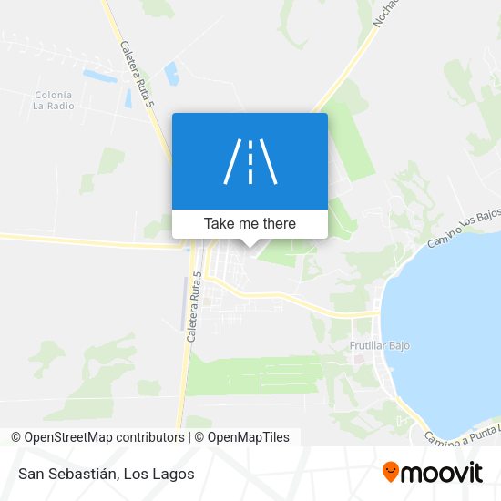 San Sebastián map
