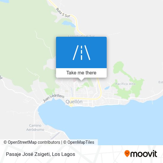 Mapa de Pasaje José Zsigeti