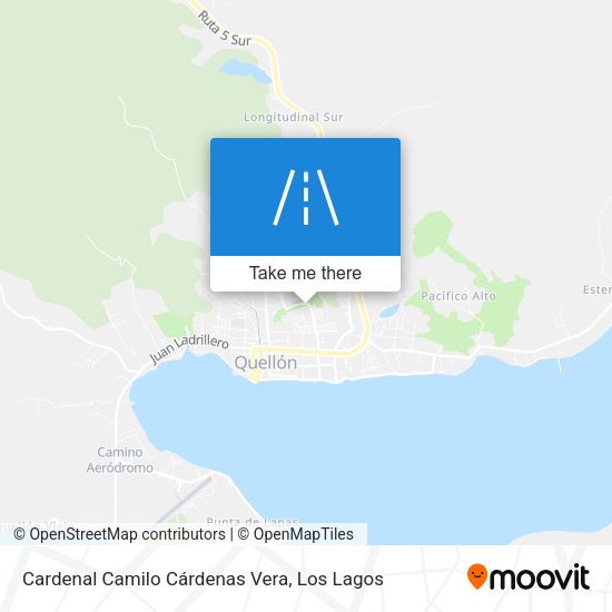 Mapa de Cardenal Camilo Cárdenas Vera