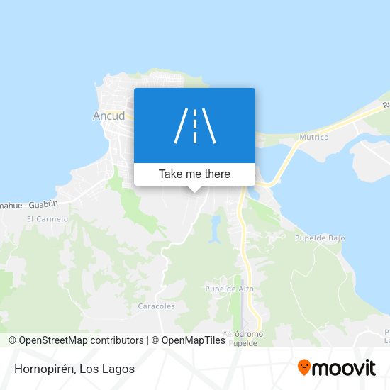 Mapa de Hornopirén