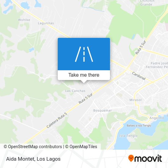 Mapa de Aida Montet