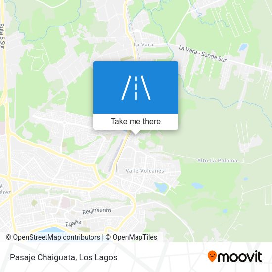 Mapa de Pasaje Chaiguata