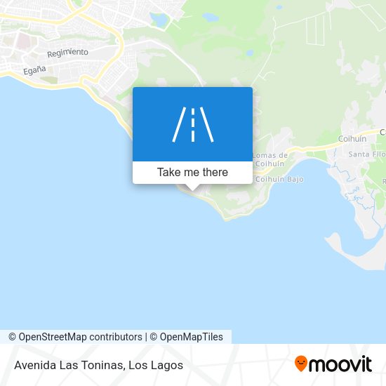 Mapa de Avenida Las Toninas