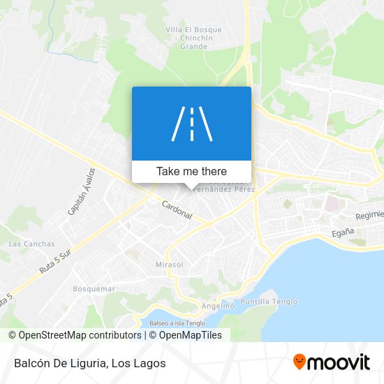 Balcón De Liguria map