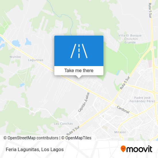 Mapa de Feria Lagunitas