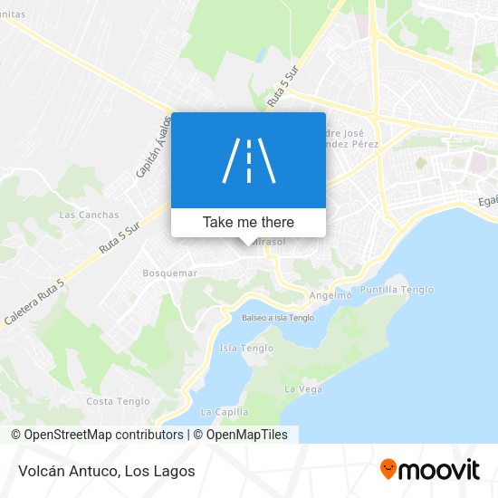 Mapa de Volcán Antuco