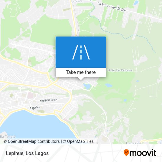 Mapa de Lepihue