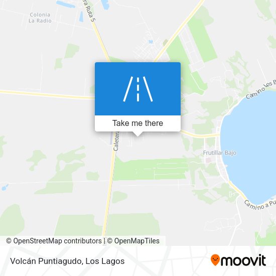 Mapa de Volcán Puntiagudo