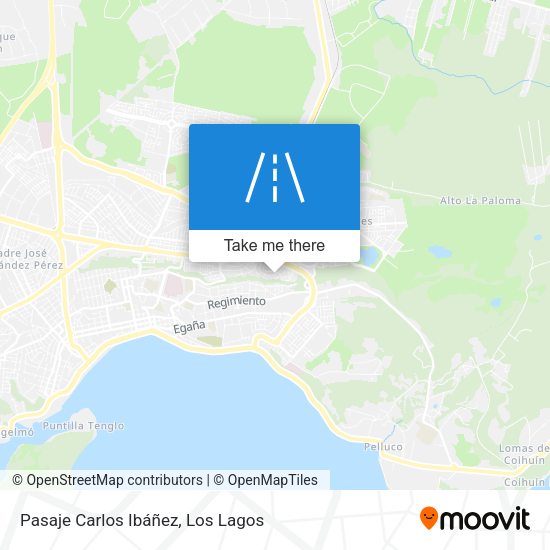 Mapa de Pasaje Carlos Ibáñez