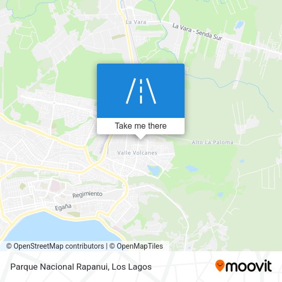 Mapa de Parque Nacional Rapanui