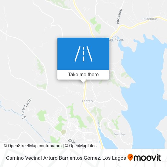 Camino Vecinal Arturo Barrientos Gómez map