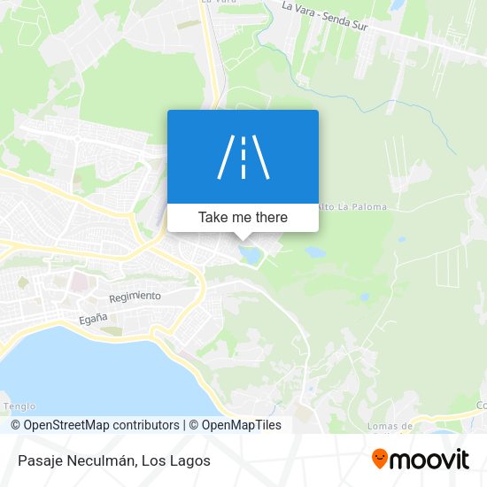 Mapa de Pasaje Neculmán