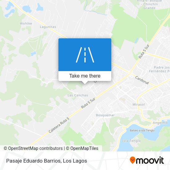 Pasaje Eduardo Barrios map