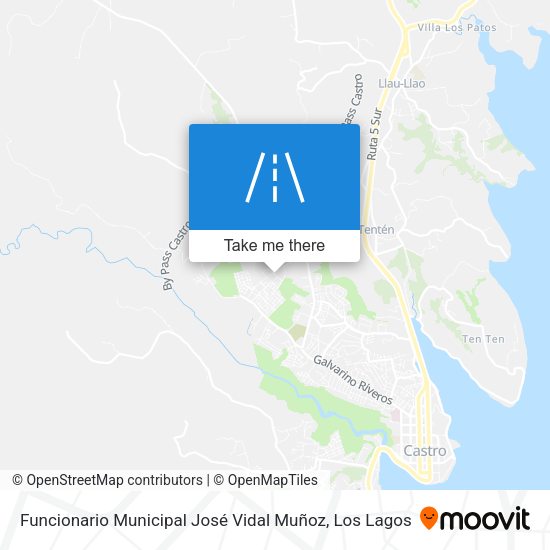 Mapa de Funcionario Municipal José Vidal Muñoz