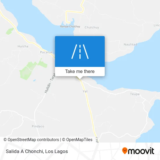 Salida A Chonchi map