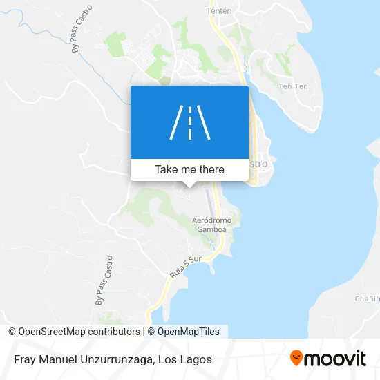 Mapa de Fray Manuel Unzurrunzaga