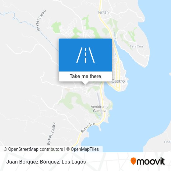 Juan Bórquez Bórquez map