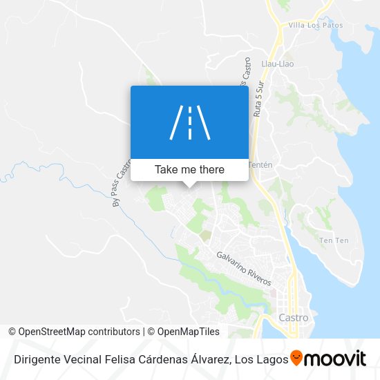 Dirigente Vecinal Felisa Cárdenas Álvarez map