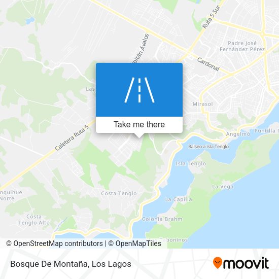 Bosque De Montaña map