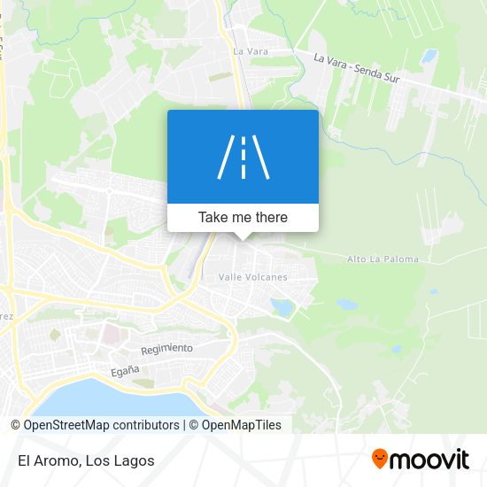Mapa de El Aromo