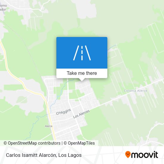 Mapa de Carlos Isamitt Alarcón