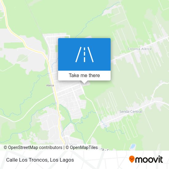 Mapa de Calle Los Troncos