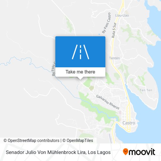Mapa de Senador Julio Von Mühlenbrock Lira
