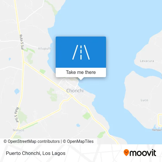 Puerto Chonchi map