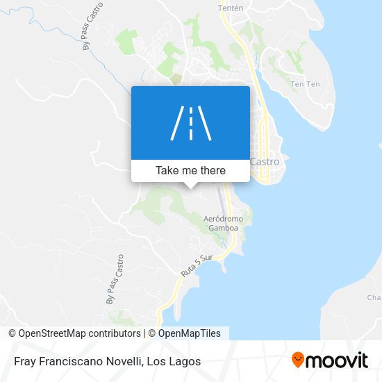 Mapa de Fray Franciscano Novelli