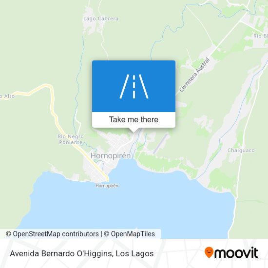 Mapa de Avenida Bernardo O'Higgins